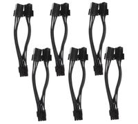 SOIMISS 6 Pezzi Cavi Adattatori Alimentazione Scheda Video Dual Pin Pin Pcie Y Splitter per Computer Estensione Compatibile per Mining e Prestazioni Stabili