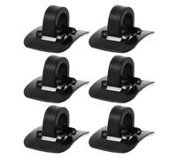 SOIMISS 6 Pezzi Clip C in Alluminio per Cavi Freni Bici Supporto Fissaggio Tubo Cavo Cambio e Freno per Mountain e Strada Guida Cavi Resistente e Facile da Installare per Gestione