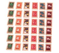 SOIMISS 60 Pezzi Miniature Vintage Resin Picture Frames Christmas Themed Mini Photo Frames For DIY Dollhouse Compact Decorative Ornaments For Festive Micro Landscape And Home Display