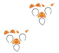 SOIMISS 6pezzi Cerchietti Turchi Per Festa Di Ringraziamento Accessori Divertenti Per Leggeri e Comodi Da Indossare Per Adulti Attira Attenzione Alle Celebrazioni Di Thanksgiving