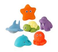 SOIMISS 6Pezzi Galleggiante per Bagnetto da Animali Squeak per Giocattoli per Cambiamento Sicuri e Resistenti per Bagno