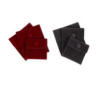 SOIMISS 6pezzi Sacchetti per Gioielli Anti-pelucchi Design Bottone Sacchetti per Collane e Braccialetti per Dolcetti e Regalo