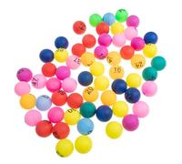 SOIMISS 70 pezzi Palline Plastica Numerate per Lotteria e Giochi da Tavolo Palline Colorate Numerate Antifrode per Estrazioni Feste e Attività Interattive