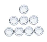 SOIMISS 8 Coperture per Manopole Gas Trasparenti Anticalore Sicurezza Protezione Pomelli Cucina Facili Installare Materiale Resistente Al
