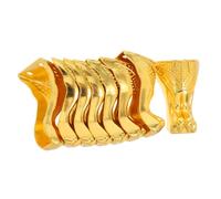 SOIMISS 8 Pezzi Angolari Vintage in per Mobili Gambe Antiscivolo per Scatole Gioielli e Supporti Decorativi Resistenti e Sicuri per Arredamento Casa