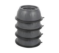 SOIMISS 8 Pezzi Tappetino Antiscivolo Tappetini Ammortizzanti Pastiglie Lavatrice Antivibrante Pad Del Piede Per Lavatrice Tappetini Per Lavatrice Macchina Anti Slip Tpr Grigio