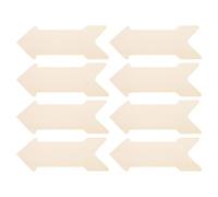 SOIMISS 8 Pezzi Targhe in Legno da Appendere a Forma di Freccia Vuota Etichette Regalo in Legno Grezzo per Decorazioni Fai da Te Pannelli Artigianali per Decorazione Casa e Giardino