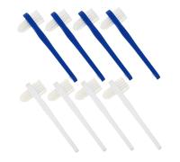 SOIMISS 8pezzi Spazzolino Da Dente Rigido Testina Doppia Per Pulizia Protesi Dentarie Setole Morbide Strumento Per Protesi Dentaria Accessori Igiene Dentale Adatto Viaggi