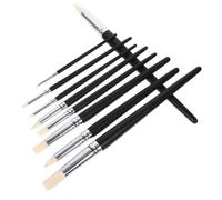 SOIMISS 9 Pezzi Strumenti per Scolpire Argilla con Punte in Gomma Nera per Modellare Incidere e Dipingere Sculture in Argilla Penne Delicate e Maneggevoli per Rimuovere Impronte Digitali