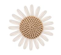SOIMISS Accessori Decorativi Fai da Te 2 Pezzi Fiore Intrecciato Girasole Beige Marrone Chiaro per Scarpe, Cappelli e Abbigliamento Ragazze, Toppe Floreali Rustiche Leggere e Resistenti