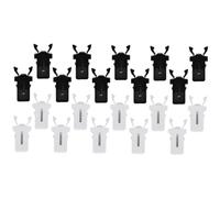 SOIMISS Accessori per Bidoni della Spazzatura 20 Pezzi Chiusura a Clip in Fibbie per Facile Installazione e Design Antigraffio per Uso e Ufficio