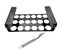 SOIMISS Acciaio Inossidabile per Peperoni e Carne Supporto per Maniglia per Barbecue Forno e Grigliate Utensile Pratico per Cucina