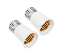 SOIMISS Adattatore E27 Prolunga Portalampada 65mm in Metallo e Pc, Convertitore Presa Luce Per Lampadine Led, Set 2 Pezzi Per Lampade a Sospensione, Scrivania e Applique