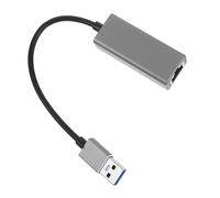 SOIMISS Adattatore Usb Ethernet Gigabit in Lega Di Alluminio Connessione Usb3.0 e Type-c, Accessorio Portatile Per Laptop Pc Tablet, Rete Alta Velocità Senza Driver Per Uso Domestico e Viaggi