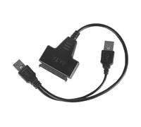 SOIMISS Adattatore USB per Hard Disk Esterno USB con Alimentazione Doppia per Backup e Riparazione Laptop Supporto Alimentatore Esterno