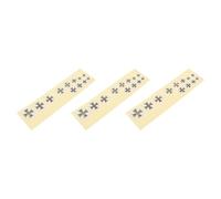 SOIMISS Adesivi Quadrati per Chitarra Elettrica in Pvc, Decalcomanie Creative per Tastiera, Patch Protettive Leggere e Resistenti, Accessori Regalo per Musicisti, Set da 3 Pezzi
