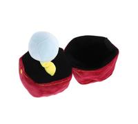 SOIMISS Anello di diamanti confessione anello imbottito decorazione dell'anello gioielli imbottiti anello giocattolo giocattoli lussuosi per ragazze peluche bambina cotone pp rosso
