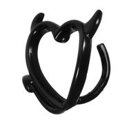 SOIMISS Anello Per Il Corpo Donna in Lega Di Rame Con Design Cuore e Demone Piercing Navel Resistente e Brillante Accessorio Confortevole Per Feste e Uso Quotidiano