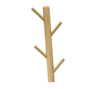 SOIMISS Appendiabiti da Muro Legno Massello Gancio Parete per Camera e Ingresso Design Naturale Forma di Ramo Resistente Schegge Accessori Camera per Vestiti e Cappotti