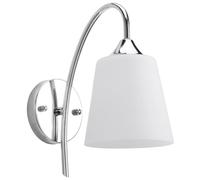 SOIMISS Applique da Parete Contemporanea in Vetro Satinato con Portalampada Lampada da Comodino Decorativa per Interno per Corridoi Balconi e Soggiorni Design Elegante e Compatto