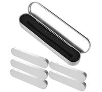 SOIMISS Astuccio in Latta Multifunzione 6 Pezzi Per Studenti, Portapenne Resistente All’usura Apertura a Ribalta, Organizer Per Matite e Penne Per Scuola, Ufficio e Uso Quotidiano