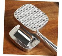 SOIMISS Batticarne Faccia in Alluminio Martello per Intenerire Carne Resistente e Antiscivolo Multifunzione per Bistecche Noci Appenderlo