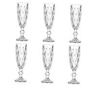 SOIMISS Bicchieri Vintage Vetro Borosilicato con Texture per Vino Cocktail e Facili da e Ristoranti