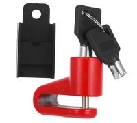 SOIMISS Bloccadisco Portatile per Sicuro con Doppia Chiave Design Compatto e Adatto Mountain Bike e Veicoli Elettrici Blocco Ruota Affidabile