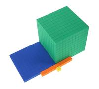 SOIMISS Blocchi Matematici in Schiuma Base Dieci Materiale Educativo per Gioco Didattico per Asilo e Scuola Pezzi Impilabili per Apprendimento Numerico e Calcolo Logico