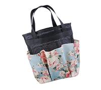 SOIMISS Borsa Da Doccia Cestino Per Articoli Da Toeletta Organizer Da Bagno Borsa Cosmetica Pieghevole e Portatile Per Shampoo Prodotti Per Viso Asciugamani Bagnoschiuma e Sapone Ai Fiori