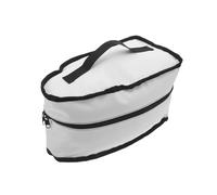 SOIMISS Borsa da Viaggio per Vaporiera Bianca, Custodia Portatile per Ferro da Stiro a Vapore Scomparti Interni Organizzatore Compatto per Trasporto e Protezione in Viaggio, Adatta