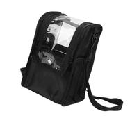 SOIMISS Borsa Tracolla Makeup Artist Professionale Trasparente per Trucco con Ampio Spazio Organizzatore per Pennelli e Attrezzi Borsa da Viaggio Elegante e Funzionale