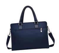 SOIMISS Borsa Uomo Oxford in Tessuto Valigetta Business da Mano e Tracolla Grande Capacità per Laptop e Documenti Blu Elegante Resistente e Facile da Pulire