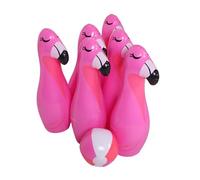 SOIMISS Bowling Gonfiabile Gigante per Fenicottero Materiale PVC Resistente Interattivo per Ed per