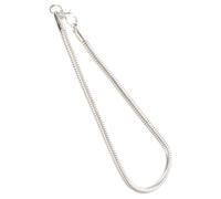 SOIMISS Bracciale a Catena a Serpente S925 Donna Argento Placcato Leggero Classico Quotidiano Scatola Regalo per Compleanni Anniversari e Festa della Mamma