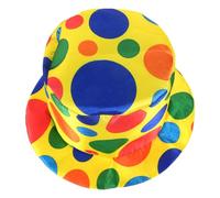 SOIMISS Cappello Clown Divertente per Halloween e Cosplay Decorazione per Adulti Accessorio e Festa Cappello Giullare Unico e Allegro