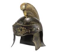 SOIMISS Cappello dorato elmo medievale the masquerade cappellino roma festival outfit cappello roma costumi costume guerriero nero elmo romano cosplay cappello da soldato plastica