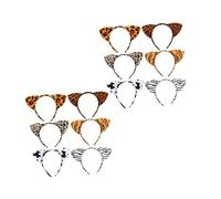 SOIMISS Cerchietti Orecchie Di Animale 12 Pezzi Decorazione Per Chioma Copricapo in Costume Per Feste Carnevale e Maschere