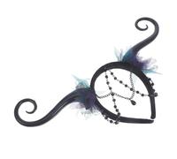 SOIMISS Cerchietto Elfico Decorativo Per Cosplay Accessorio Da Festa Per Halloween e Festival Testa Di Fata Con Antenne Incantevoli Leggero e Attraente Per Ogni Occasione