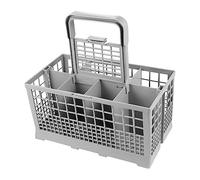 SOIMISS Cestello per Lavastoviglie da Cucina Maniglia, Contenitore Portaposate e Scolaposate Multifunzione per Organizzare Stoviglie e Accessori Domestici, Colore Neutro Adatto a Ogni