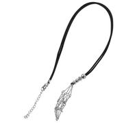 SOIMISS Collana Gabbia Cristallo Cristalli in Similpelle e Metallo Cordino Regolabile Per Collana Te Gabbia Rete Per Pendenti Decorativi s