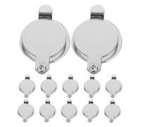 SOIMISS Copertura la Privacy dello Spioncino Porta in Rame, Set 12 Pezzi Design Sottile e Compatibile per Appartamenti e Hotel, Protezione Sicura per Foro Porta Standard 16mm-20mm,