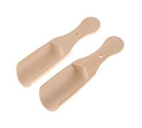 SOIMISS Cucchiai in Legno 2 Pezzi per Spezie e Tè, Cucchiai Piccoli per Cucina e Casa, per Dosare Caffè e Noci Design Khaki