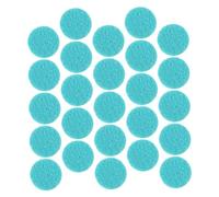 SOIMISS Cuscinetti Diffusori ad Alta Assorbenza in Cotone Fibra 100 Pezzi per Collane Aromaterapia 25 Mm Fai da Te Ricambi Tampone Aromatico per Oli Essenziali