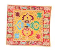 SOIMISS Cuscino Doppio Antiscivolo per Ciotola Sonora Buddhista Accessorio Resistente e Decorativo per Meditazione Pad Protettivo Duraturo per Campane Tibetane