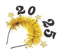 SOIMISS Fascia Capelli con Numeri e Stelle per Adulto Cerchietto Leggero per Feste di Capodanno Accessorio Moda per Decorazioni Happy Year