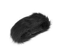 SOIMISS Fascia Per Capelli in Pelliccia Sintetica Invernale Caldo Copricapo Unisex Nero