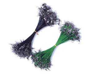 SOIMISS Filo da Pesca in Acciaio 15 cm, 50 Pezzi, Anti-morso, Serve da Assorbitore per Pesca Offshore