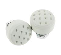 SOIMISS Freni Regolabili per Pattini a Rotelle con Testa in Gomma e Lega di Alluminio, Set da 2 Pezzi, Accessori per Freni Anteriori per Pattinaggio su Strada e Parco, Compatibili