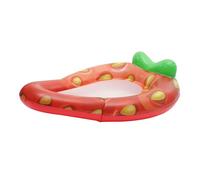 SOIMISS Galleggiante Gonfiabile Piscina con Rete Poltrona Reclinabile per Adulti Cuscino Relax per Terrazzo e Feste Estive